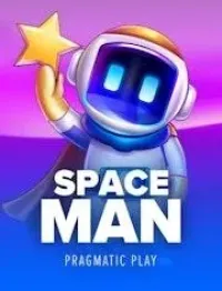 space man game logo